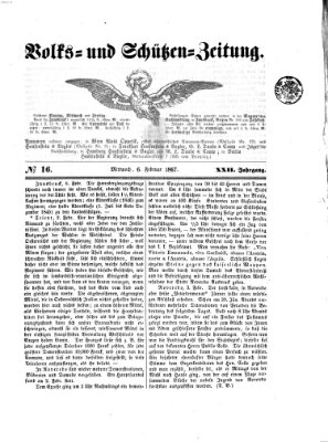 Volks- und Schützenzeitung Mittwoch 6. Februar 1867