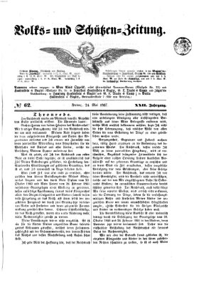 Volks- und Schützenzeitung Freitag 24. Mai 1867