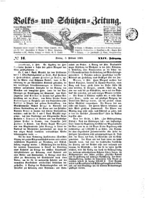 Volks- und Schützenzeitung Freitag 5. Februar 1869