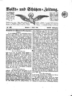 Volks- und Schützenzeitung Mittwoch 7. April 1869