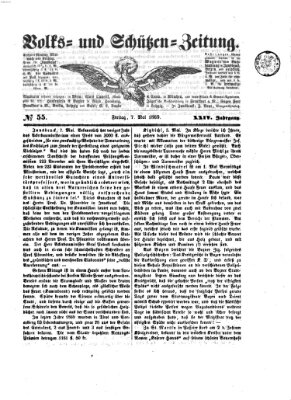 Volks- und Schützenzeitung Freitag 7. Mai 1869