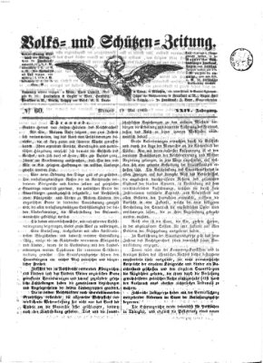 Volks- und Schützenzeitung Mittwoch 19. Mai 1869