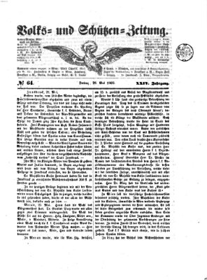 Volks- und Schützenzeitung Freitag 28. Mai 1869