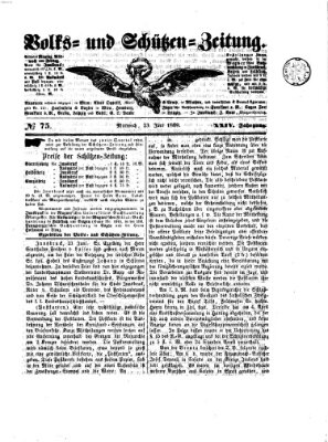 Volks- und Schützenzeitung Mittwoch 23. Juni 1869