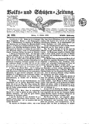 Volks- und Schützenzeitung Freitag 8. Oktober 1869