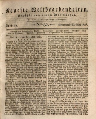 Neueste Weltbegebenheiten (Kemptner Zeitung) Freitag 23. Mai 1828