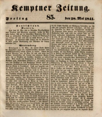 Kemptner Zeitung Freitag 28. Mai 1841