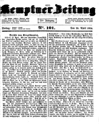 Kemptner Zeitung Freitag 28. April 1854