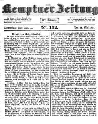 Kemptner Zeitung Donnerstag 11. Mai 1854