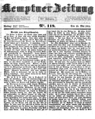 Kemptner Zeitung Freitag 19. Mai 1854