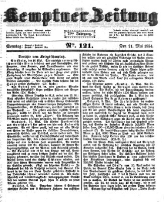 Kemptner Zeitung Sonntag 21. Mai 1854