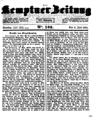 Kemptner Zeitung Samstag 3. Juni 1854