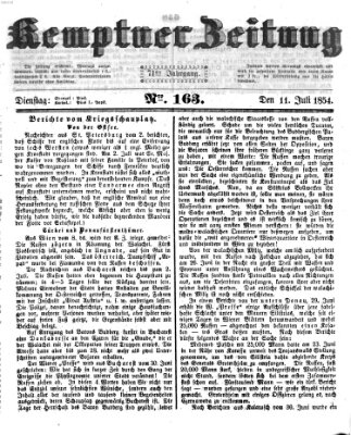 Kemptner Zeitung Dienstag 11. Juli 1854