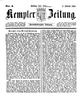 Kemptner Zeitung Freitag 5. Januar 1855