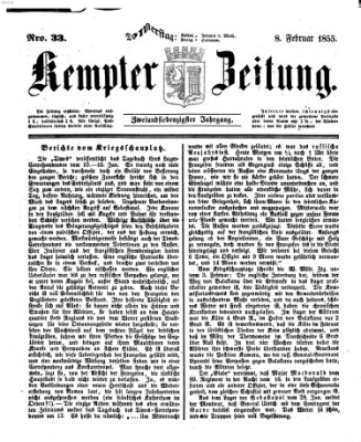 Kemptner Zeitung Donnerstag 8. Februar 1855