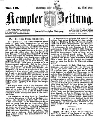 Kemptner Zeitung Samstag 12. Mai 1855