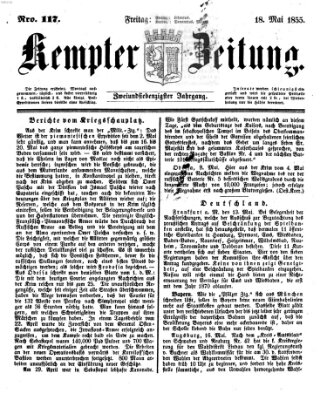 Kemptner Zeitung Freitag 18. Mai 1855