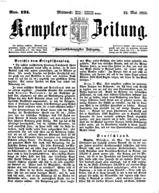 Kemptner Zeitung Mittwoch 23. Mai 1855