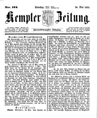 Kemptner Zeitung Samstag 26. Mai 1855