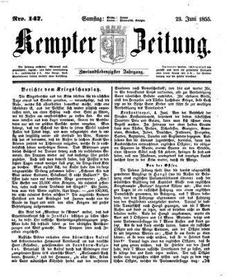 Kemptner Zeitung Samstag 23. Juni 1855