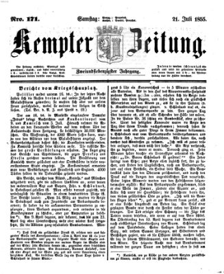 Kemptner Zeitung Samstag 21. Juli 1855