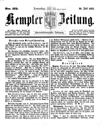Kemptner Zeitung Thursday 26. July 1855