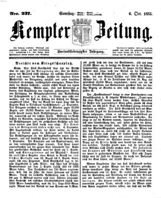 Kemptner Zeitung Samstag 6. Oktober 1855