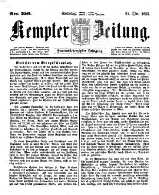 Kemptner Zeitung Sonntag 21. Oktober 1855