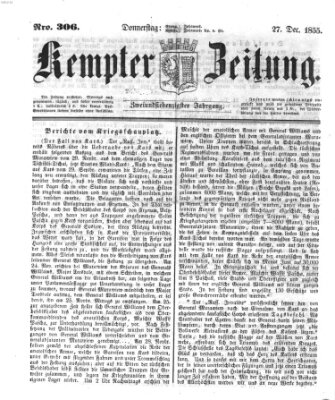 Kemptner Zeitung Donnerstag 27. Dezember 1855