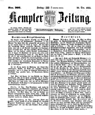 Kemptner Zeitung Freitag 28. Dezember 1855