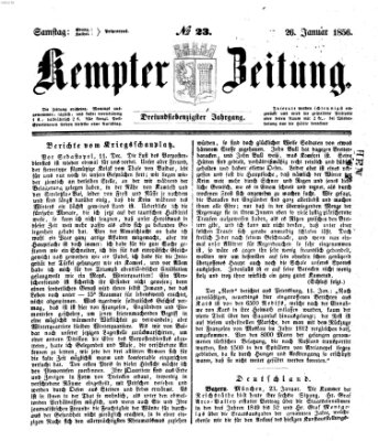 Kemptner Zeitung Samstag 26. Januar 1856