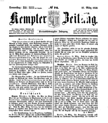 Kemptner Zeitung Donnerstag 27. März 1856