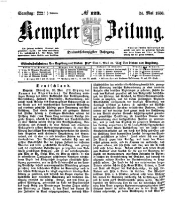 Kemptner Zeitung Samstag 24. Mai 1856