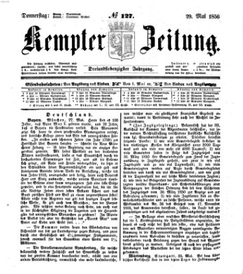 Kemptner Zeitung Donnerstag 29. Mai 1856