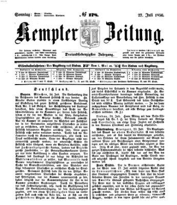 Kemptner Zeitung Sonntag 27. Juli 1856