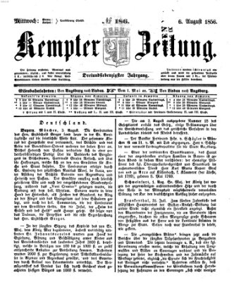 Kemptner Zeitung Mittwoch 6. August 1856