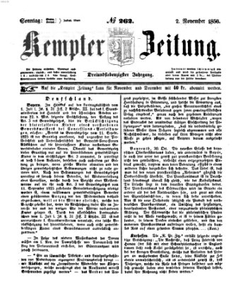 Kemptner Zeitung Sonntag 2. November 1856