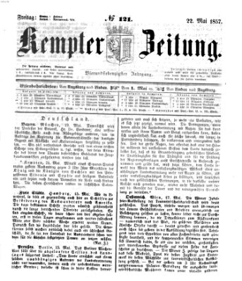 Kemptner Zeitung Freitag 22. Mai 1857