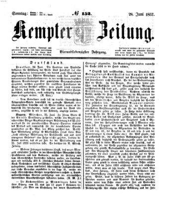 Kemptner Zeitung Sonntag 28. Juni 1857