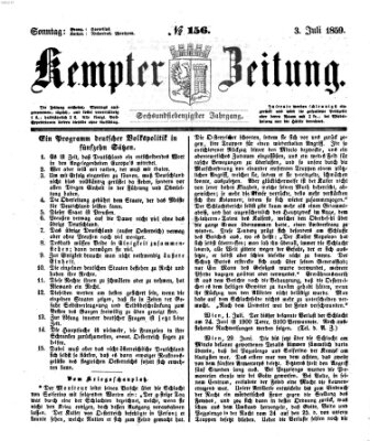 Kemptner Zeitung Sonntag 3. Juli 1859