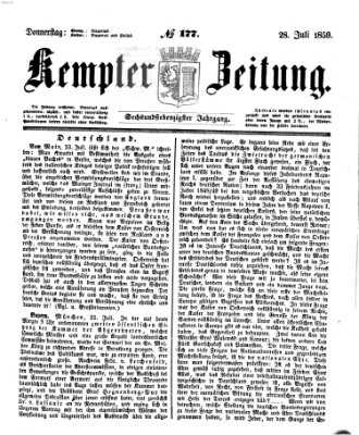 Kemptner Zeitung Donnerstag 28. Juli 1859