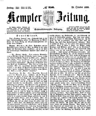 Kemptner Zeitung Freitag 28. Oktober 1859