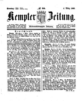 Kemptner Zeitung Sonntag 4. März 1860