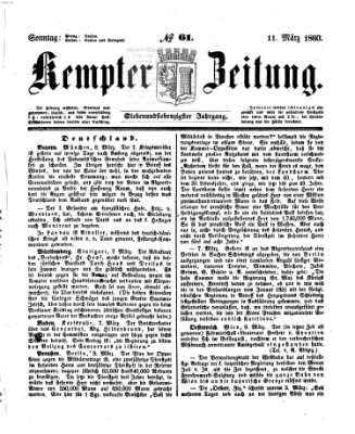 Kemptner Zeitung Sonntag 11. März 1860