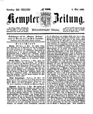 Kemptner Zeitung Dienstag 8. Mai 1860