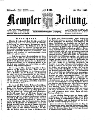 Kemptner Zeitung Mittwoch 16. Mai 1860