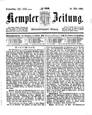 Kemptner Zeitung Donnerstag 24. Mai 1860