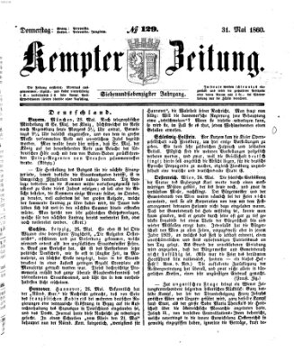 Kemptner Zeitung Donnerstag 31. Mai 1860