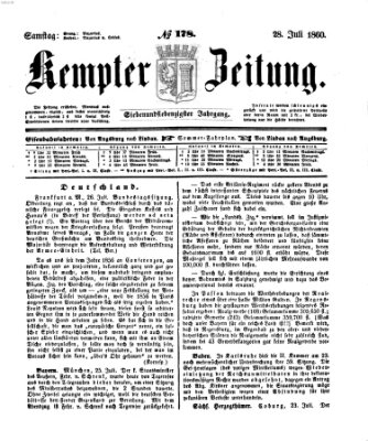 Kemptner Zeitung Samstag 28. Juli 1860