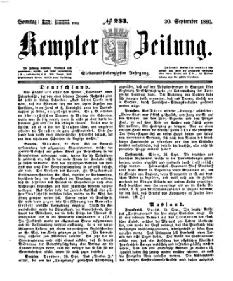 Kemptner Zeitung Sonntag 30. September 1860